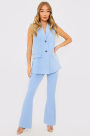 Flared Tailored Trousers