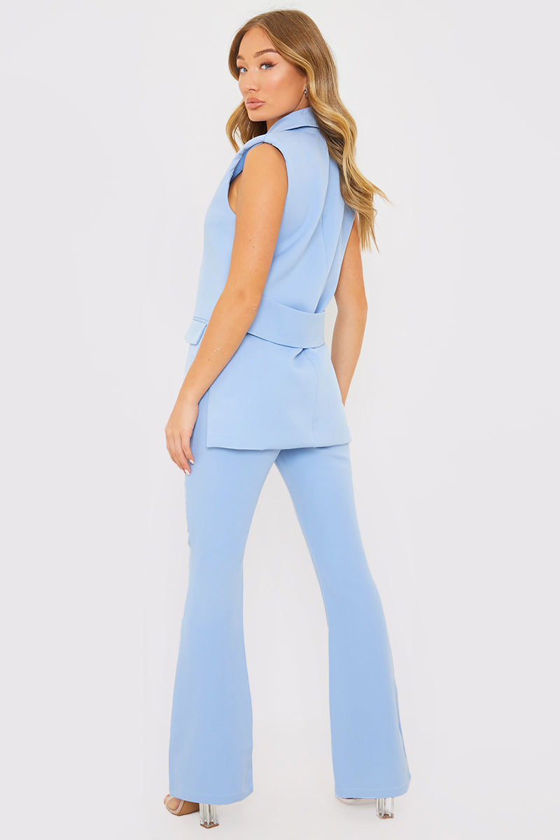 Flared Tailored Trousers
