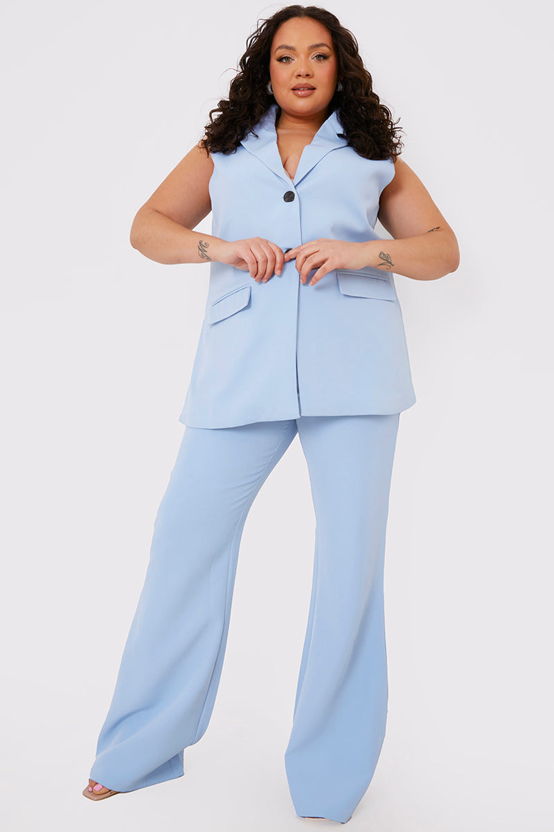 Flared Tailored Trousers