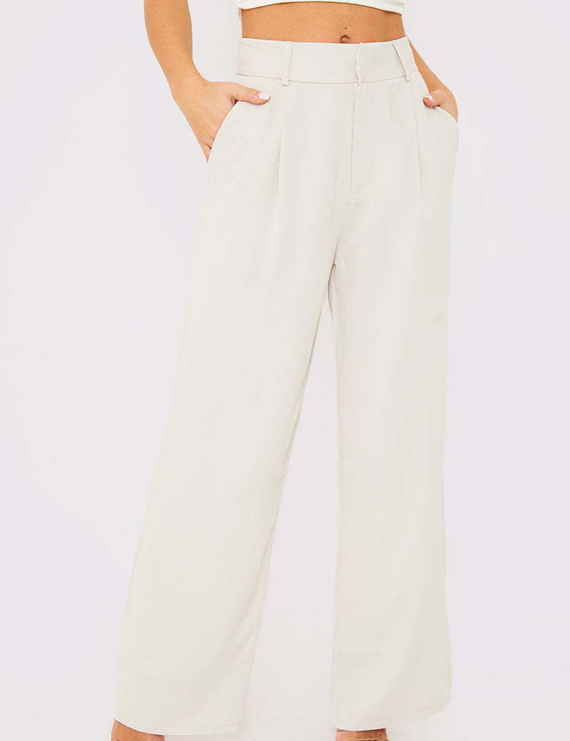 Relaxed Wide Leg Trouser