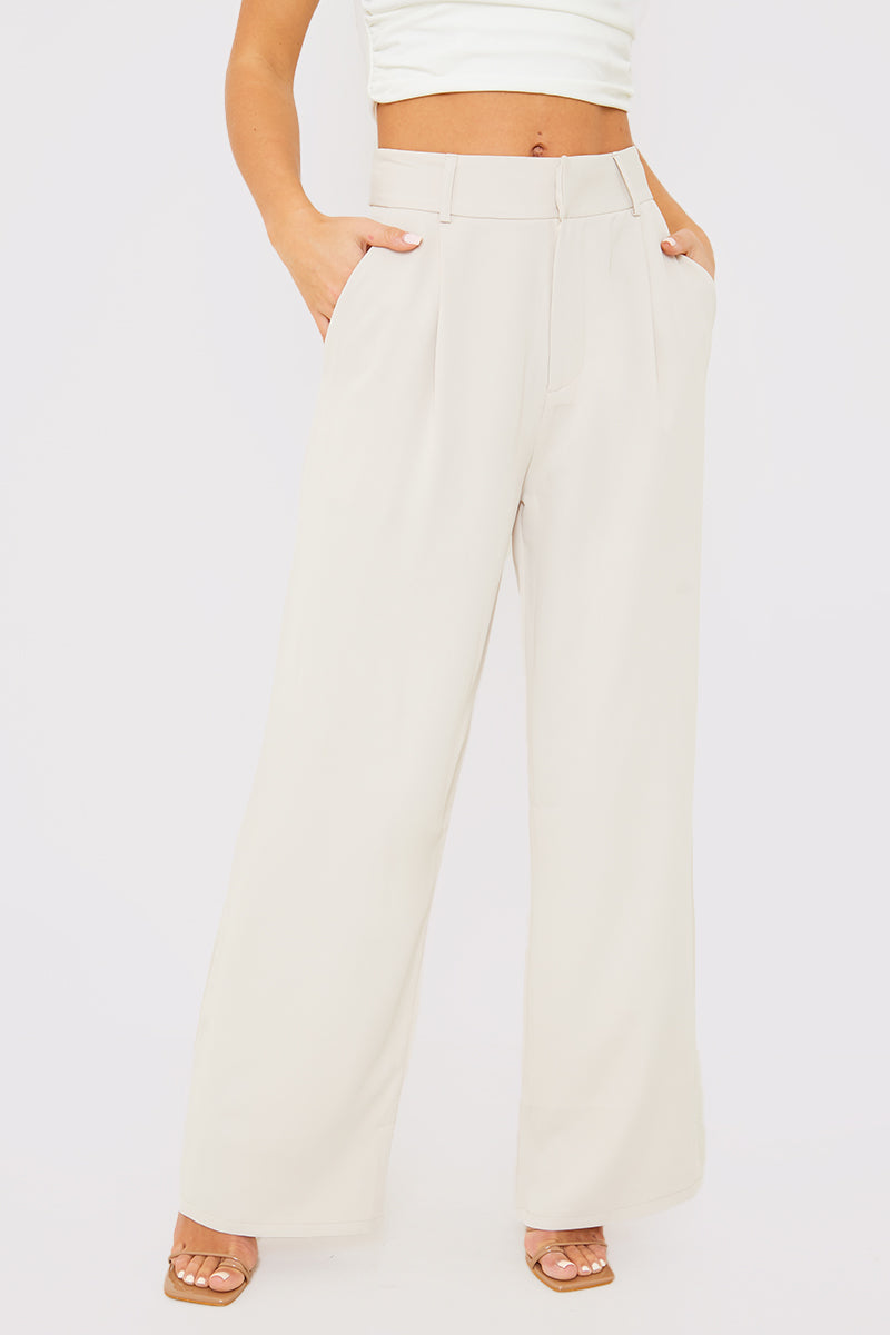 Relaxed Wide Leg Trouser