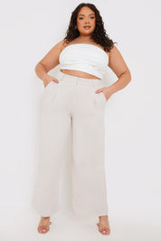 Relaxed Wide Leg Trouser