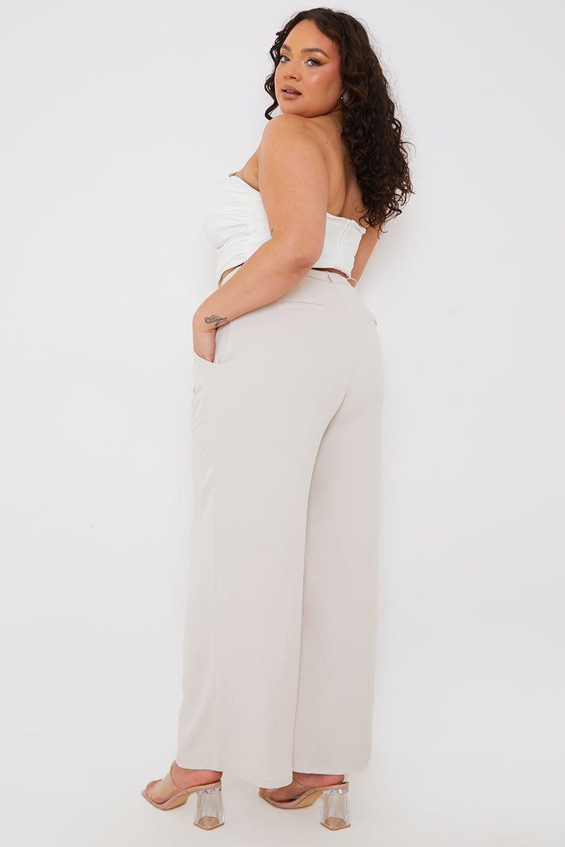 Relaxed Wide Leg Trouser
