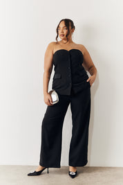 Tailored Wide Leg Trouser