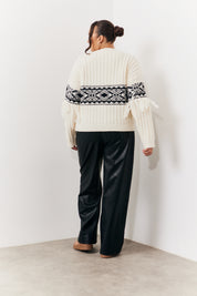 Pu Pintuck Detail Trousers