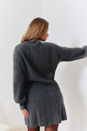 Bow Detail Co-Ord Knit Cardigan