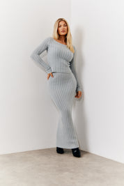 Fluffy Rib Co-Ord Midaxi Skirt
