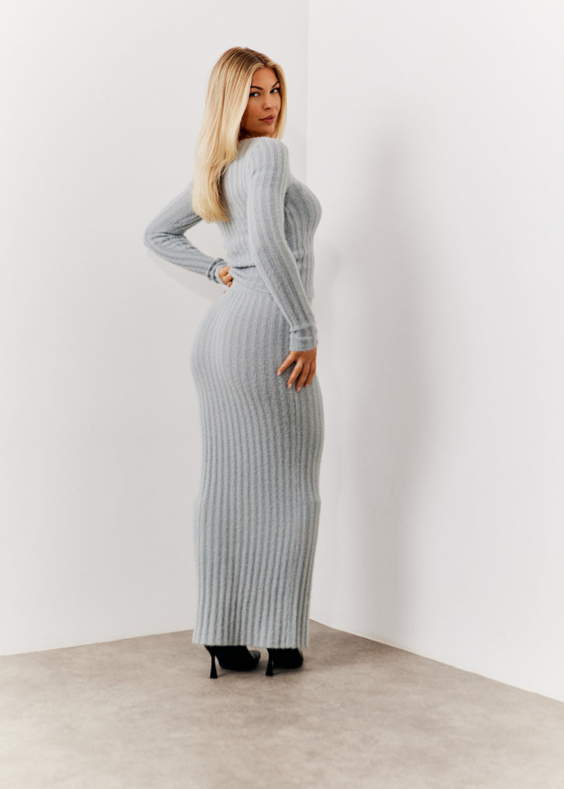 Fluffy Rib Co-Ord Midaxi Skirt