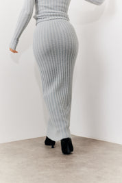 Fluffy Rib Co-Ord Midaxi Skirt