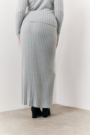 Fluffy Rib Co-Ord Midaxi Skirt