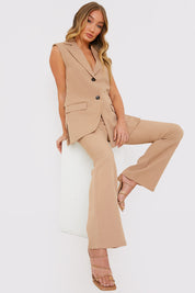 Sleeveless Oversized Blazer