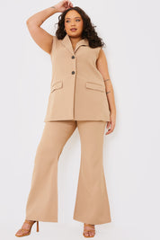 Sleeveless Oversized Blazer