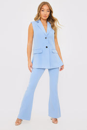 Sleeveless Oversized Blazer