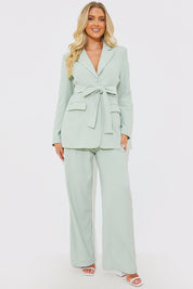 Tailored Belted Blazer