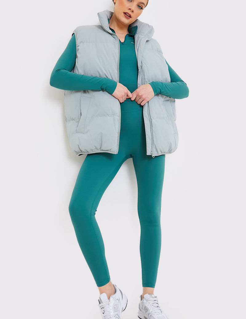 Duck Egg Oversized Puffer Gilet
