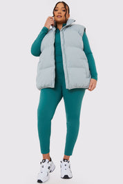 Duck Egg Oversized Puffer Gilet