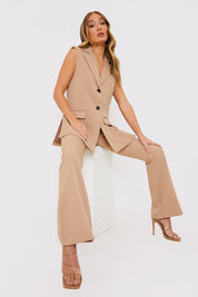 Flared Tailored Trousers