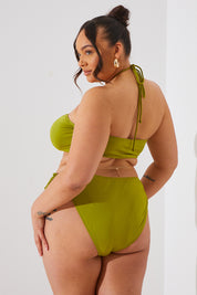 Plaited Tie Side Bikini Bottoms