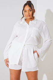 Textured Beach Co-Ord Short