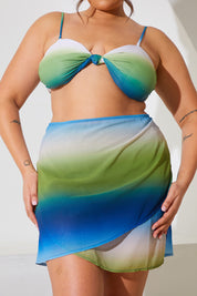Ombre Print Tie Sarong