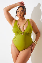 Plaited Strap Detail Swimsuit