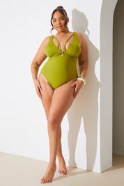 Plaited Strap Detail Swimsuit