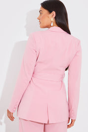 Tailored Belted Blazer