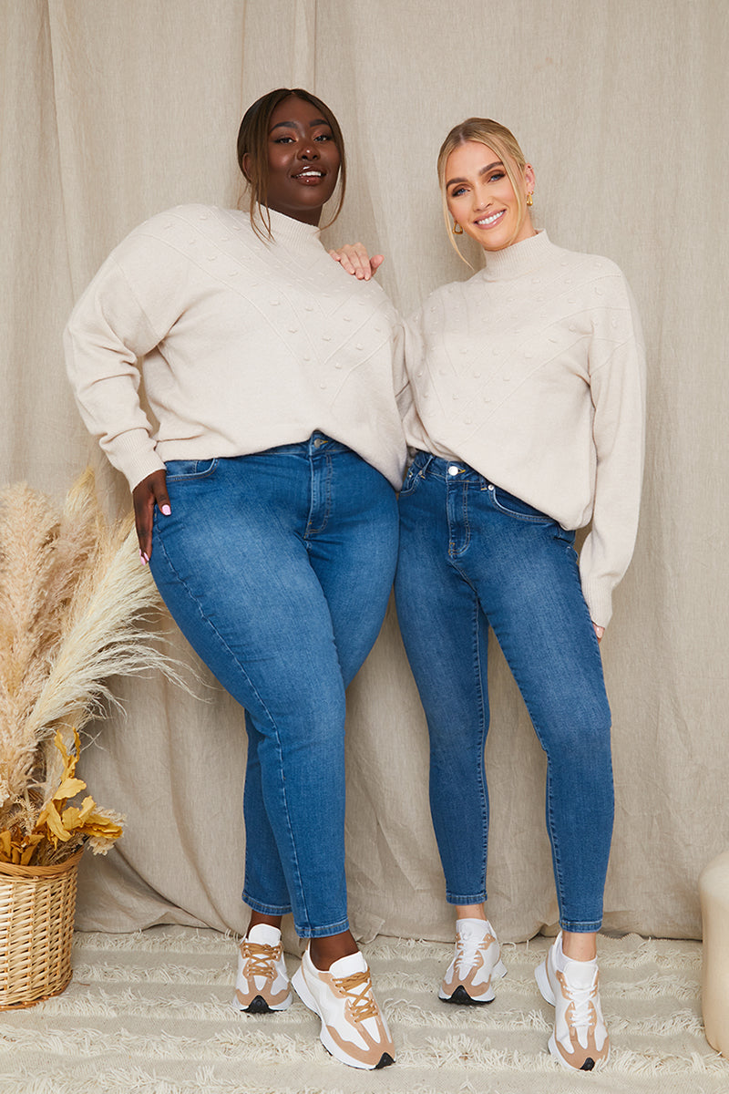 Recycled Dark Wash Denim Jeans
