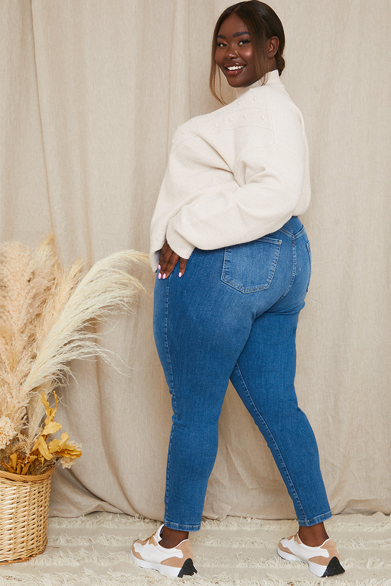 Recycled Dark Wash Denim Jeans