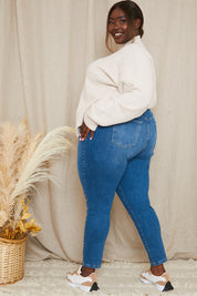 Recycled Dark Wash Denim Jeans