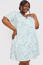 Smock Jersey Mini Dress