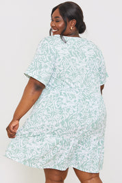 Smock Jersey Mini Dress