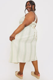 Tie Back Midi Dress