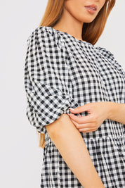 Gingham Midi Dress