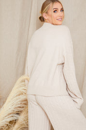 Recycled Cable Knit Jumper Co Ord