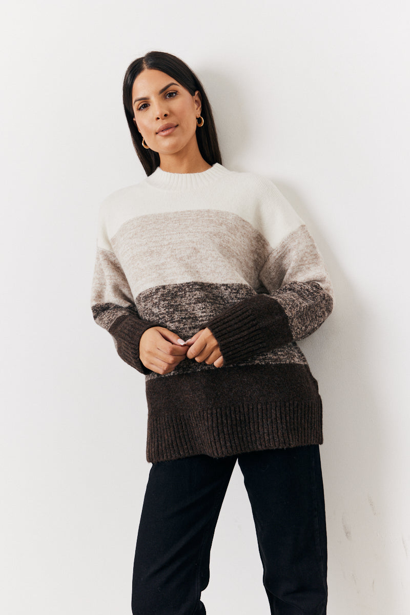 Recycled Tonal Crew Neck Jumper