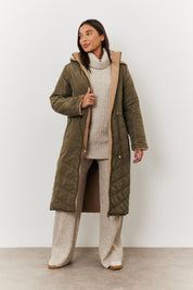 Reversible Longline Puffer Coat