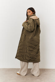Reversible Longline Puffer Coat