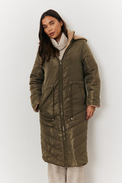 Reversible Longline Puffer Coat