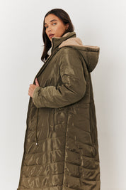 Reversible Longline Puffer Coat