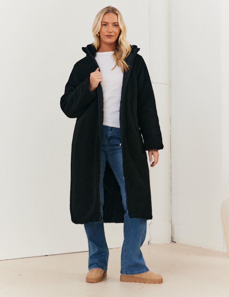 Reversible Longline Puffer Coat