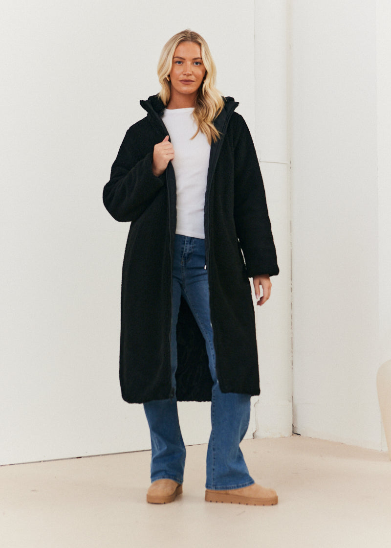 Reversible Longline Puffer Coat