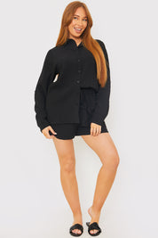 Textured Beach Co-ord Short