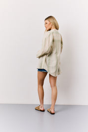 Green Stripe Shirt