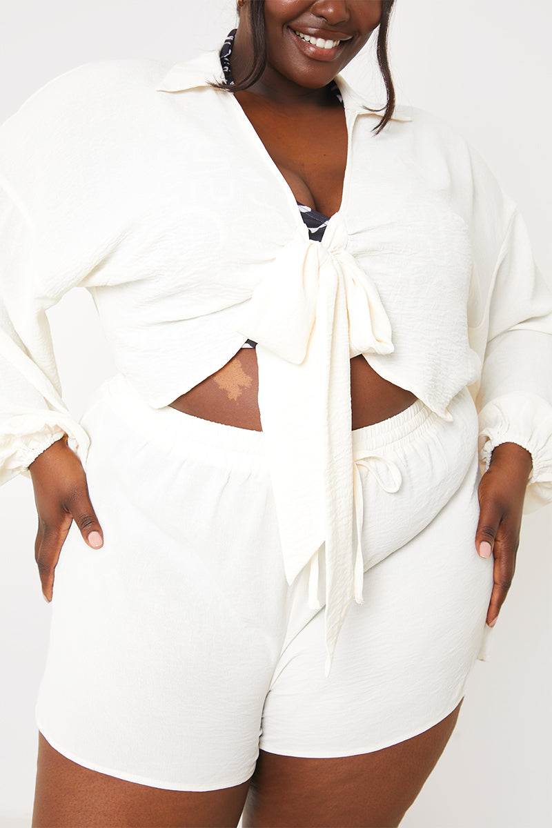 Drawstring Co-Ord Shorts