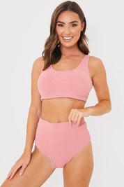 Towelling Control Bikini Bottoms