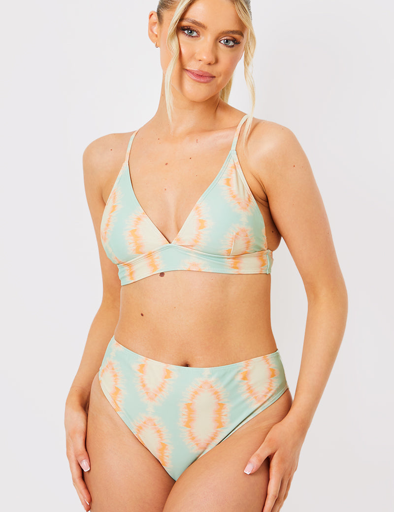 Cross Back Triangle Bikini