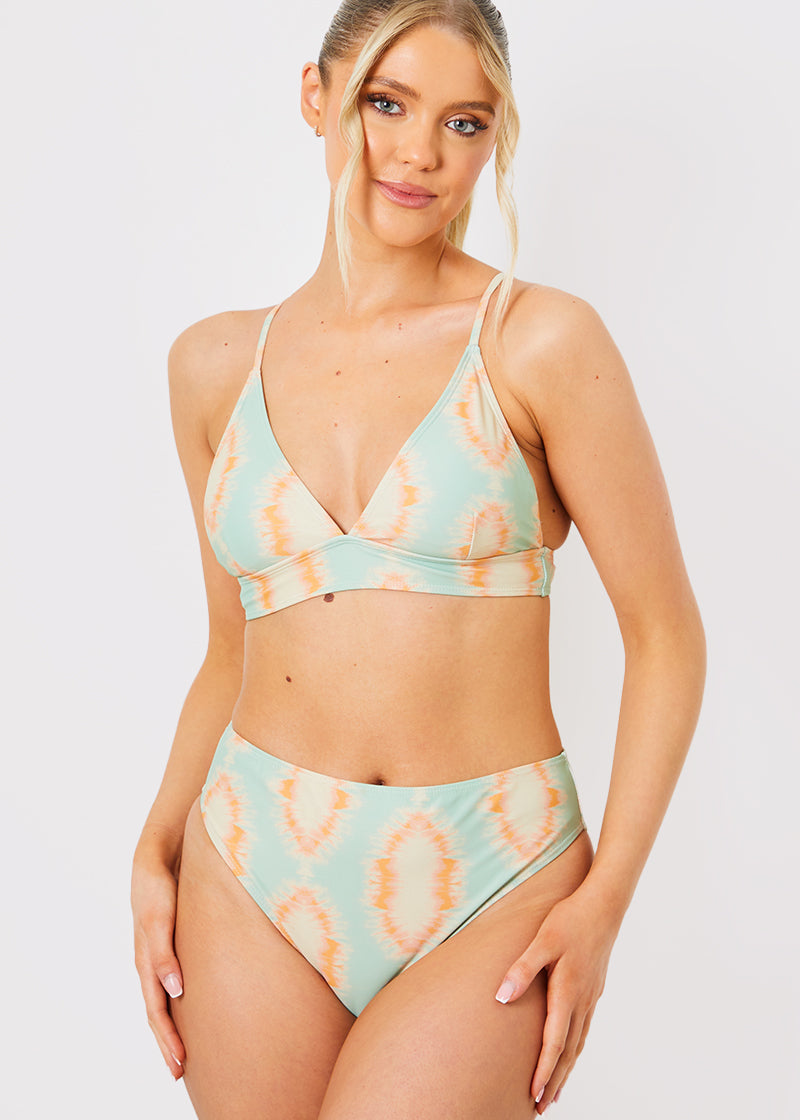 Cross Back Triangle Bikini