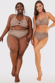 Recycled High Waisted Control Bikini Bottoms