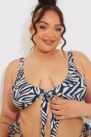 Tie Front Bikini Top